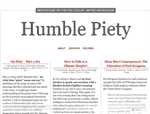 Tablet Screenshot of humblepiety.com